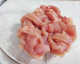 鶏むねでチンジャオロース作り方1写真