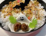 神無月20 チキンチーズ ハロウィン弁当作り方2写真