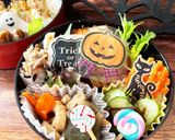 神無月20 チキンチーズ ハロウィン弁当作り方10写真