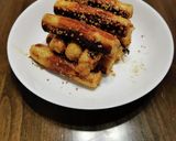 甘辛い餅入りちくわ作り方4写真