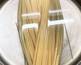 スパゲティバジル風味作り方1写真