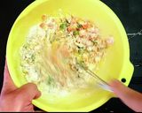 ヘルシーで美味しいオートミール海老チヂミ作り方6写真
