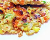 ヘルシーで美味しいオートミール海老チヂミ作り方20写真