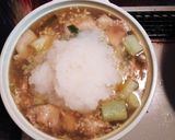 簡単☆鶏肉と長ネギのみぞれ鍋作り方4写真