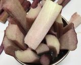 ダシいらず！里芋のずいき汁作り方1写真