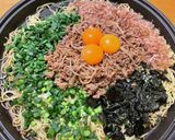 ホットプレートで台湾まぜそば風♪作り方9写真