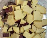 ずぼら☆クリームチーズ入りスイートポテト作り方3写真