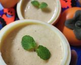 牛乳と完熟柿で作る簡単滑らか柿プリン作り方5写真