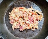 叩きレンコンと豚こま肉の中華風煮付け作り方3写真