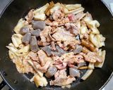 叩きレンコンと豚こま肉の中華風煮付け作り方5写真