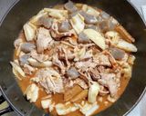 叩きレンコンと豚こま肉の中華風煮付け作り方6写真