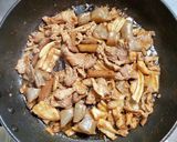 叩きレンコンと豚こま肉の中華風煮付け作り方7写真