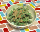 超簡単☆定番の基本！いんげんの胡麻和え♫作り方5写真