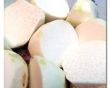 里芋 ♪ IN ♪ シャケチーズ おやき作り方1写真