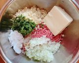 ふわふわ☆豆腐しそつくねハンバーグ作り方1写真