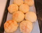 HBで、マーガリンと砂糖で、メロンパン作り方16写真