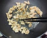蓮根と鶏肉の炒め物作り方5写真