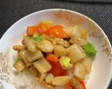 蓮根と鶏肉の炒め物作り方7写真