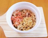 レンジで作るオートミール・お好み焼き作り方3写真