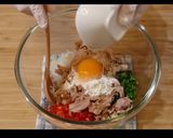 ツナ缶レシピ | 一口 ツナ缶チヂミ作り方3写真