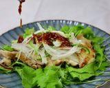 蒸し鶏の梅肉ソース作り方10写真