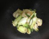 青梗菜炒めもの作り方5写真