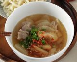10分で！豚ばら大根キムチのつけうどん作り方5写真