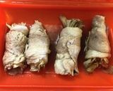簡単！レンジで５分♪まいたけの豚肉ロール作り方10写真