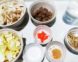 犬ご飯　三種の魚のつみれうどん作り方1写真