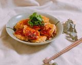 簡単☆鶏ひき肉のつくね バーグ☆作り方12写真