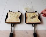 ハムエッグサンド（韓国風ホットサンド）作り方7写真