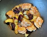 鶏もも肉となすの甘酢あんがらめ作り方6写真