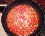 青菜とベーコンのトマトクリームパスタ作り方4写真