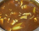 鶏と まいたけ のカレーうどん作り方7写真