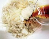 旨辛 レンコンのひき肉挟み煮作り方4写真