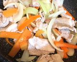 #豚バラ肉の中華風炒め作り方5写真