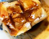 【減塩】焼きもち☆にんにく味噌醤油味作り方3写真