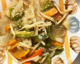 全てレンジもやし入り照り焼き甘酢酢豚作り方16写真