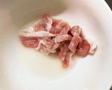 スタミナダレ炒め味豚こま大根青椒肉絲風作り方1写真