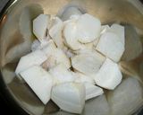 ほくほくの♡長芋と里芋のごま煮作り方1写真