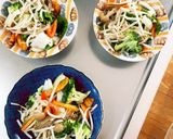 レンジもやしブロッコリー生姜焼味野菜炒め作り方14写真