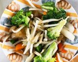 レンジもやしブロッコリー生姜焼味野菜炒め作り方15写真