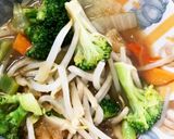 レンジもやしブロッコリー生姜焼味野菜炒め作り方16写真