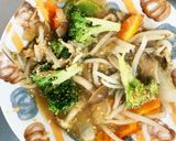 レンジもやしブロッコリー生姜焼味野菜炒め作り方19写真