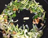 鶏皮でネギ塩スパニッシュオムレツ作り方4写真