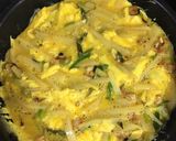 鶏皮でネギ塩スパニッシュオムレツ作り方7写真