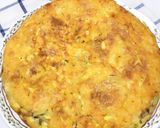 鶏皮でネギ塩スパニッシュオムレツ作り方9写真