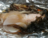 天然マイタケと秋鮭のホイル焼き作り方6写真
