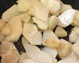 ささっと手軽に！はやと瓜のたまごとじ作り方1写真