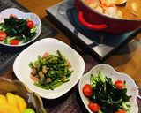 空心菜（あさがお菜）とベーコンの炒め物作り方6写真